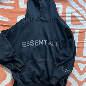 Fear of God Essentials Black Hoodie